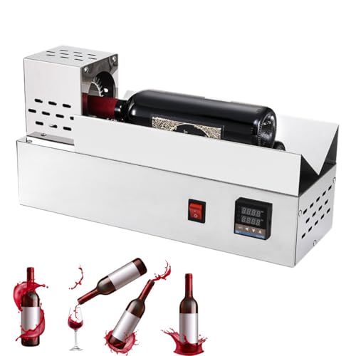 Sigillante termoretraibile per bottiglie di vino, Macchina termorestringente manuale elettrica, Corpo in acciaio inless, Regolabile 150-170 ° C, Bobina di riscaldamento a soffitto, Design cact per