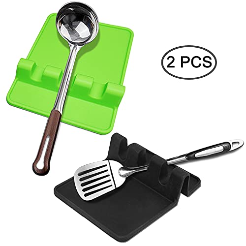 FineGood 2 Pack Silicone Resto Cucchiaio Cucina