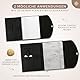 Lebenskompass Buchhülle A4 im edlen Design von Schwarz - Buchtasche & Book Sleeve Bag aus veganem Leder (PU) Für Kalender DIN A4 & als Geschenk für Buchliebhaber