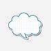 Heiko Molding Cards, Fluffy, L, Blue, Pack of 50