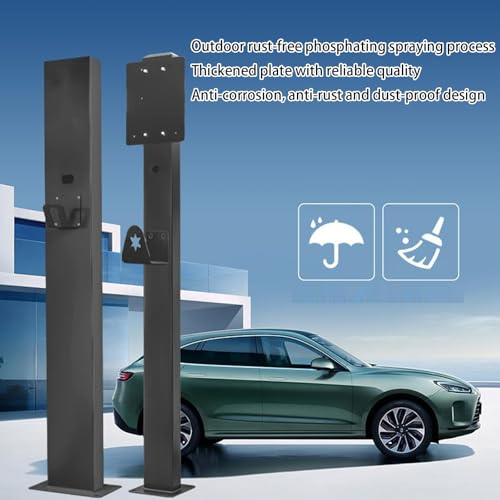 Borne de recharge extérieure pour véhicules électriques Noir-A support durable