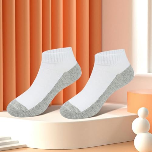 6 pairs - student breathable, easy-to-wash sports socks, summer color-blocked socks for male and female students2