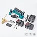 Cordless Electric Planer, 15000rpm Electric Router Trimmer With Wrench Wood Cutting Machine Woodworking Tool (2battery 4.0a)