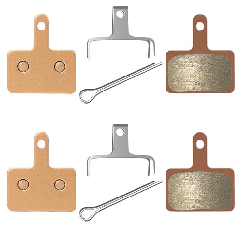 2 Paar Mit Kupferbasis Gesinterte MTB Fahrrad Ebike Scooter, Elektroroller, Elektrorad Bremsbeläge, Kompatibel mit B01S Trp Tektro MT200 M355 M446 M315 M365