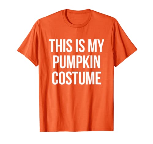This is my Pumpkin Costume Halloween Camiseta