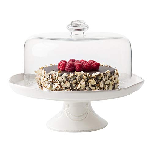 Juliska Berry & Thread Whitewash 14\" Cake Stand - Thumbnail 5