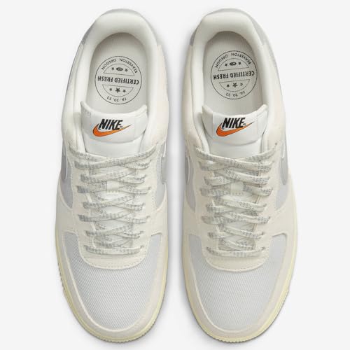 Nike Air Force 1 07 LV8 Herren-Sneaker, Sail/Light Smoke Grey/Photon Dust, 7