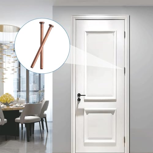 INCREWAY Scharnierstifte für Wohntüren, 8,9 cm, langlebig, moderner Stil, Scharnierstifte für Innentür, Sicherheitsersatz, rot, antikes Design, 6 Stück