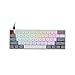Produktbild EPOMAKER SKYLOONG SK61S 61 Keys Bluetooth 5.1 Hot Swappable Mechanical Keyboard with RGB Backlit, NKRO, Water-Resistant, Type-C Cable for Win/Mac/Gaming (Gateron Optical Red, Grey)