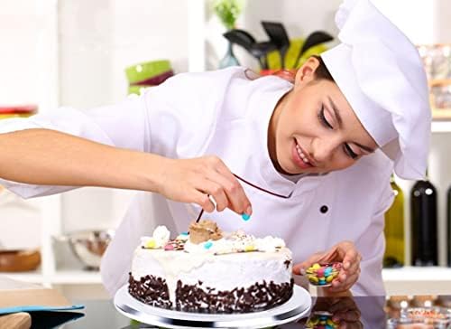 12 Inch Rotating Cake Turntable, Aluminium Alloy Revolving Cake Stand for Cake, Cupcake Decorating Supplies