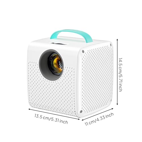 Portátil compacto mini proyector blanco Android con conectividad inteligente 2