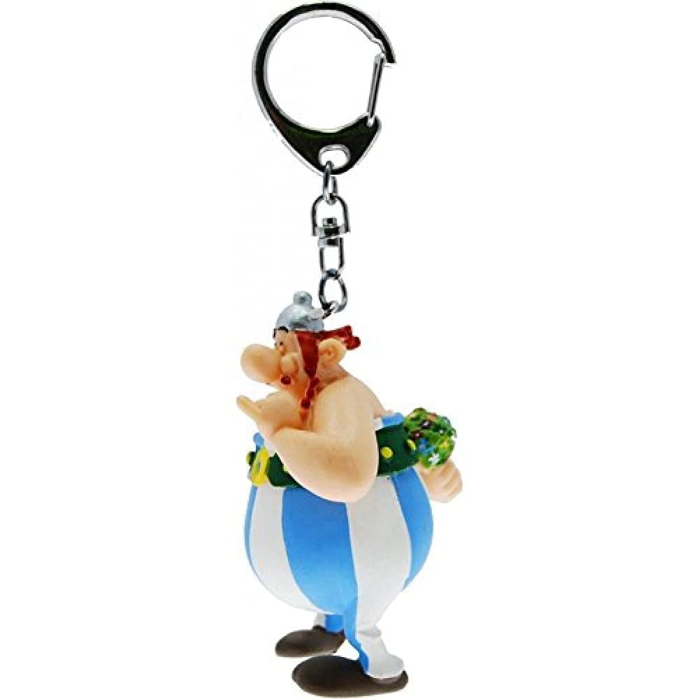 Plastoy SAS PLA60429 Asterix Obelix Mit Blumenstraub Key Chain