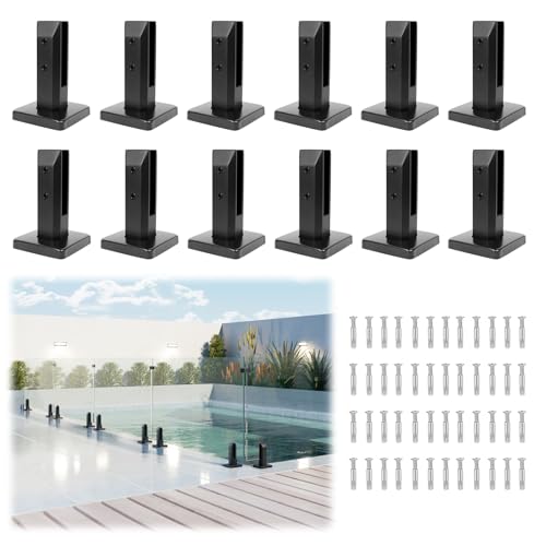 Pince de balustrade en acier inoxydable très résistant avec fixation de verre LukLoy