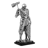 Ideal para múltiples espacios: adecuada para varios entornos, como habitaciones, oficinas y más, esta pieza mejora el atractivo visual de cualquier entorno, figuras de acción de soldados, escultura de caballero