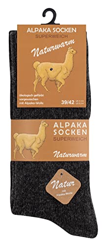 BestSale247 Alpaca-sokken, wollen sokken voor dames en heren, uniseks, fijn gebreide wintersokken, Noors - Afbeelding 5