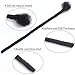 Loc Extension Human Hair 0.4cm Thickness 6 Inch Natural Black Full Handmade Permanent Locs Can Be Dyed and Bleached for Women Men Kids Dreadlock Extensions Real Human Hair