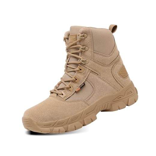 5.AA B869 Bottes de l'armée Bottes & Bottines Rangers Mixte Jaune désert 43 EU