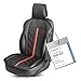 Produktbild Walser Premium Sitzauflage Auto Kimi, Sitzschoner Auto schwarz/rot, Vergleichssieger* Auto Sitzauflagen, Sitzbezug Auto Vordersitze, Schonbezug Autositz, Autositzauflage Vordersitze PKW/LKW