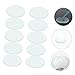 Anneome 10pcs Laboratory Glass Beakers Cover Watch Glass for Scientific Experiments Multi-Functional Evaporating Dish High Chemical Durability for Schools and Industries