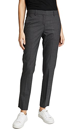 Theory Women's Edition Four Testra 2B Pants, Charcoal, Grey, 2