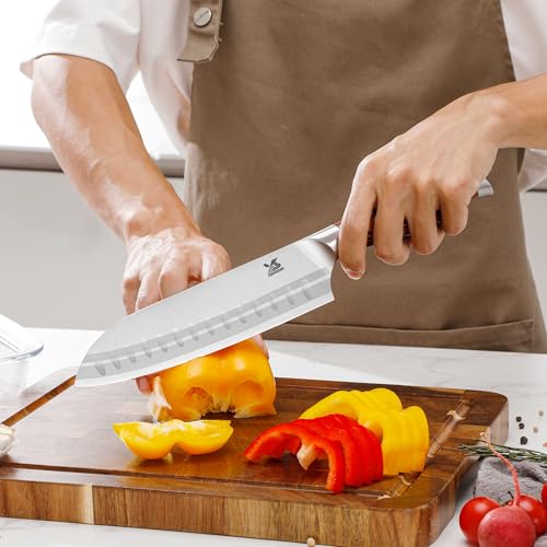 Image of MSY BIGSUNNY 5pcs Knife Set Kitchen Utensils Knife, German Stainless Steel Professional Chef Kitchen Knife Set
