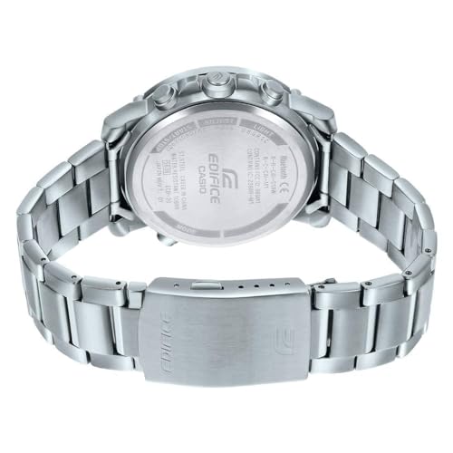 Casio Edifice Analog-Digital Black Dial Men's Watch - ECB-20D-1ADF (EX524) - Image 5