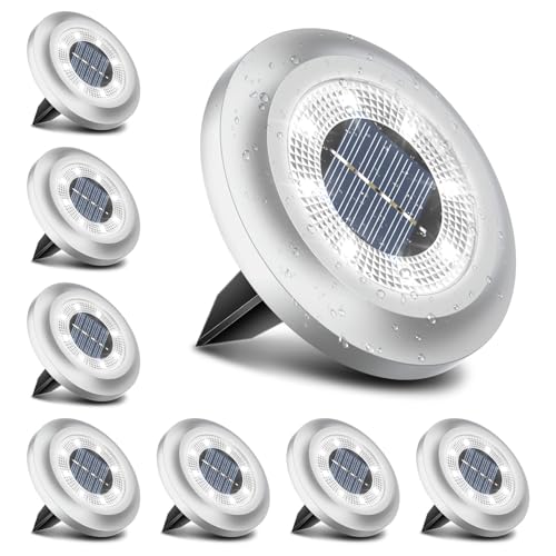 Solar Disk Lights 8 LED