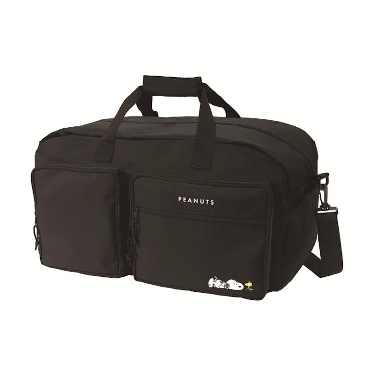 Amazon.co.jp: スヌーピー ツインポケット トラベルボストンバッグ 45L