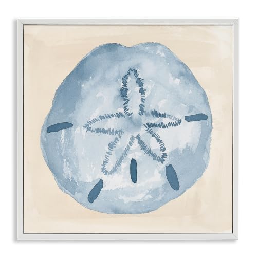 Sand Dollar Beach Life Coastal, 12 x 12 Inch Framed Giclée Print