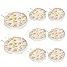 G8 LED Bulb Dimmable 3W Mini Thin Puck Light Bulbs Equivalent to 20W-25W T4 G8 Bi-Pin Base Halogen Bulb, 120V Warm White 3000K G8 Bulb for Under Counter Kitchen Lighting, Under Cabinet Light (8 Pack)