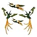 4 Pièces/Set Phoenix Oiseau Forme Tissu Autocollants Vêtements Bricolage Broderie Vêtements Patch Couture Décoration Accessoires Applique
