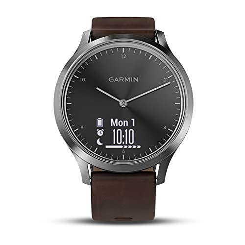 Garmin Herren HR Premium Smartwatch Vivomove, Silber, Sin Especificar