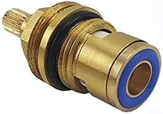 Válvula de cartucho de disco cerámico, 20 marchas, recambio para grifo de latón para baño o cocina (rosca doble tipo F)