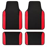 CAR PASS Rainbow Waterproof Universal Fit Faux Leather Car Carpet- Anti-Slip Nibbed Backing Floor...