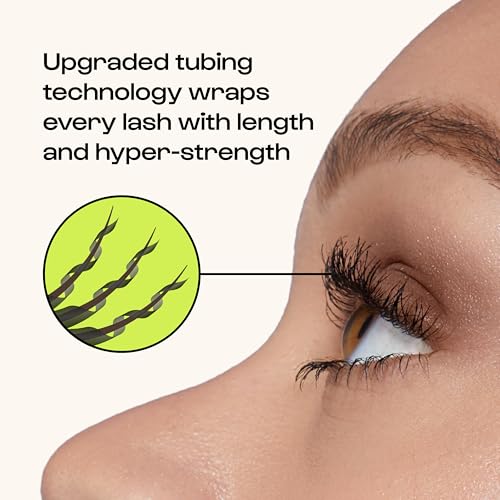 Image of Alleyoop Tubing Mascara Brown - Lengthening Mascara Tubing Formula, Smudge Proof for Sensitive Eyes, Clean Vegan Lash Definition, Biotin Peptide Infused, Full 8 mL