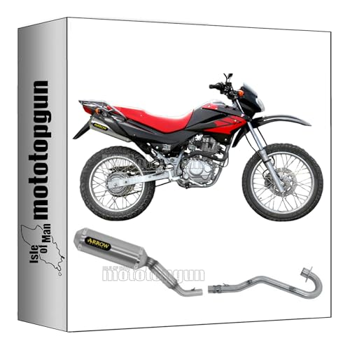 Línea de escape Arrow Open Thunder aluminio homologada para motocicleta Honda XR 125 L