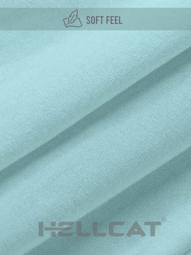 Image of HELLCAT Boys Round Neck Printed Blended Cotton Tshirt -Combo Pack of 2 - Orange /Blue