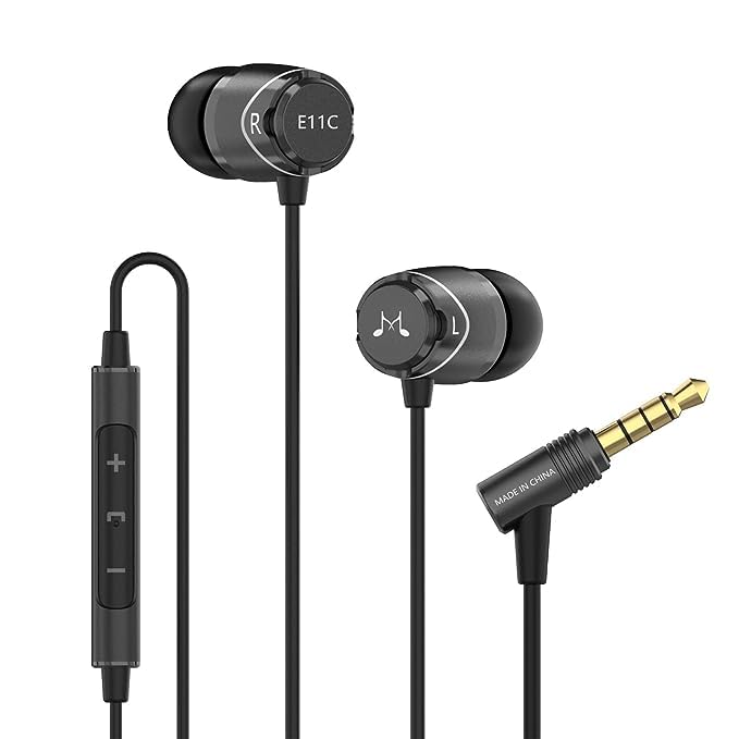 (Refurbished) E11C Wired in Ear Earphones with Mic - Black (B0D5DFW2SC) Amazon Price History, Amazon Price Tracker