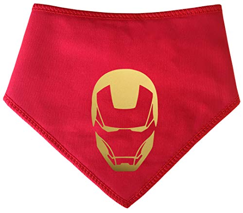 Spoilt Rotten Pets, S2 Iron Man Mask Avengers Endgame - Bandana para Perros Tony Stark Superhéroe, Apta para Perros Shih-tzu, Westies, Terriers y Cockerpoo
