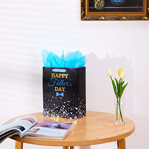 SUNCOLOR-13-Large-Fathers-Day-Gift-Bag-With-Tissue-PaperHAPPY-FATHERS-DAY