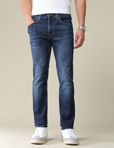 Image of U.S. Polo ASSN. Denim Jeans for Men - Slim Tapered Fit, Mens Jeans for Office & Regular Wear