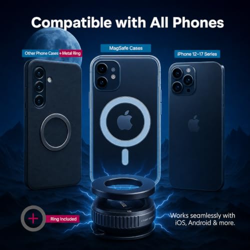 MUSEL Magnetic Car Phone Holder for MagSafe, Nanogel Mount for iPhone 17-12 | Direct nano gel mount, 88 lb magnetic force, 22 N55 magnets, 360 degree rotation, no bottom plate, dash mounts - image 7