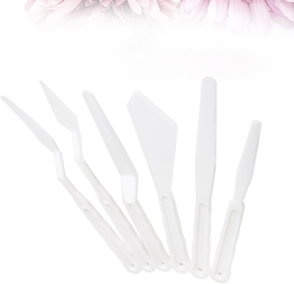 5 Sets Plastic Painting Spatula Set, Palette Knives for Artists