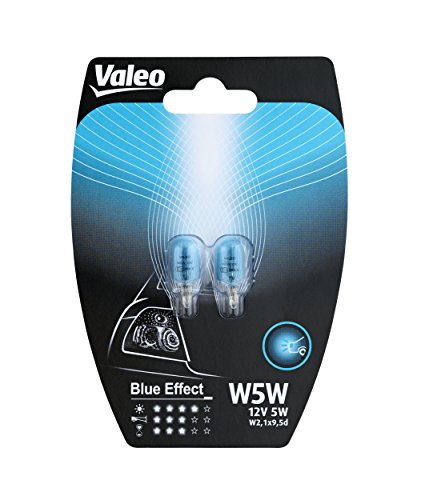 Valeo Ampoule Halogène BLUE EFFECT 32118 W5W lot de 2