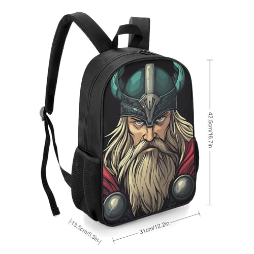 Vikingsraven Nordicthors Cute Backpack Large Capacity Oxford Oloth Backpacks for Women Men Traveling2