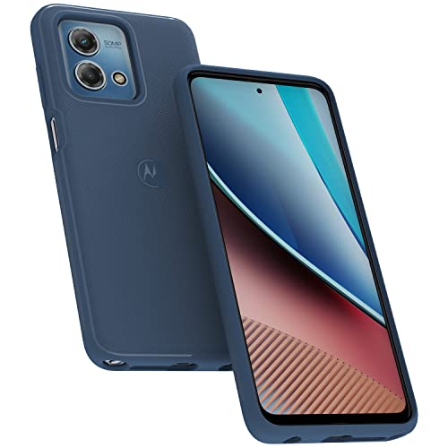 Image of Motorola Moto G Stylus (2023) Textured Protective Dusk Blue Case | Precision fit Shock Absorbing Cases for Enhanced Phone Grip, Style, Drop Protection for Your Moto G Stylus 2023
