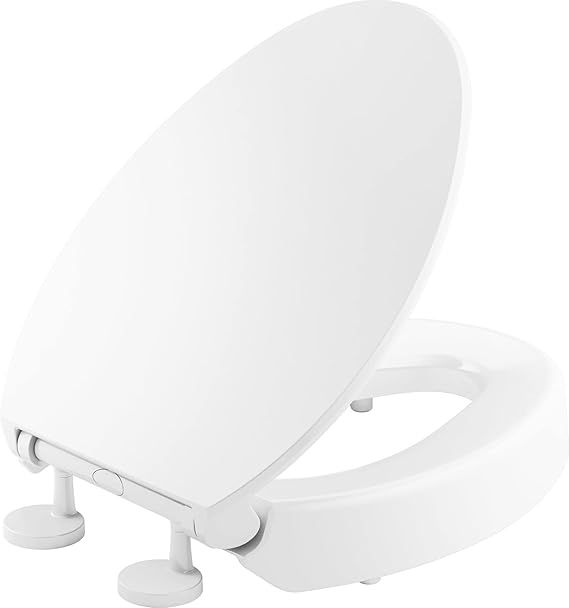 KOHLER 258750 Hyten Elevated QuietClose Elongated Toilet