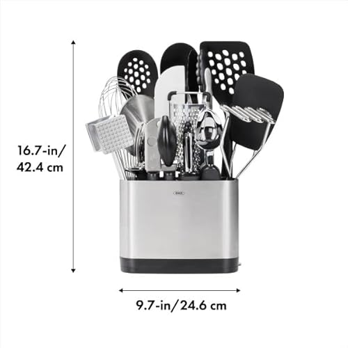 OXO Conjunto de utensílios de cozinha Good Grips com 15 peças