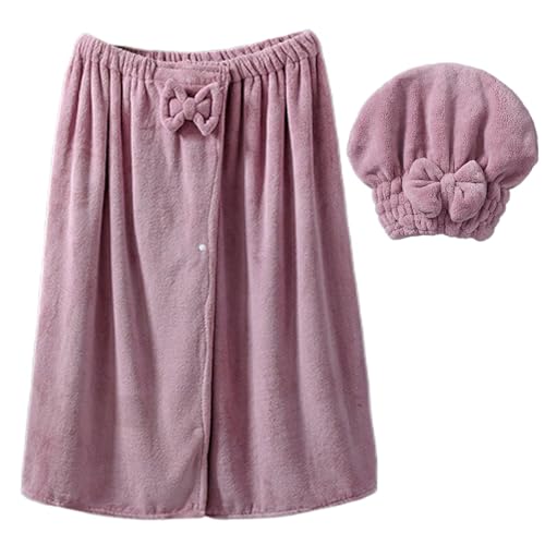 Drap de bain enveloppant réglable femme pour éviter la serviette qui glisse - 2