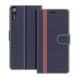 Diese Sony Xperia XZ hülle leder ist gefertigt aus langlebigem kunstleder und Innenhülle aus TPU, bietet maximal schutz vor schmutz, stößen und kratzern.
